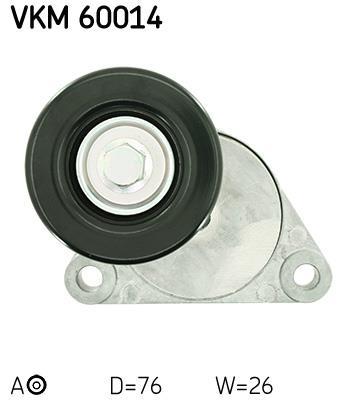 Galet tendeur de courroie d'accessoire SKF ref. VKM 60014